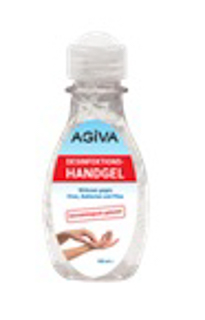 AGIVA Desinfektions-Handgel, Inhalt: 100ml, wirksam gegen Bakterien, Pilze und Viren,