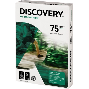 Discovery Kopierpapier DIN A4 75g/m² 4fach Lochung weiß 500 Bl./Pack.