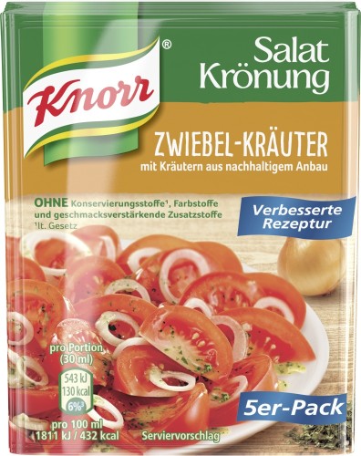 Knorr Salat Krönung Zwiebel 5er Pack 40G