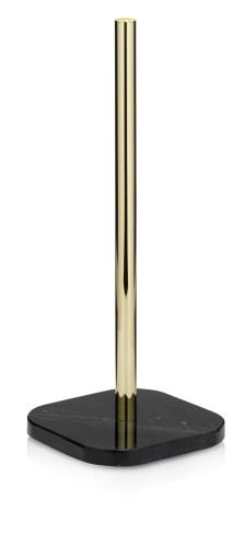 Kela Toilettenpapierhalter Liron aus Metall, gold, ca. 150mm x 150mm x 370mm (L x B x H)