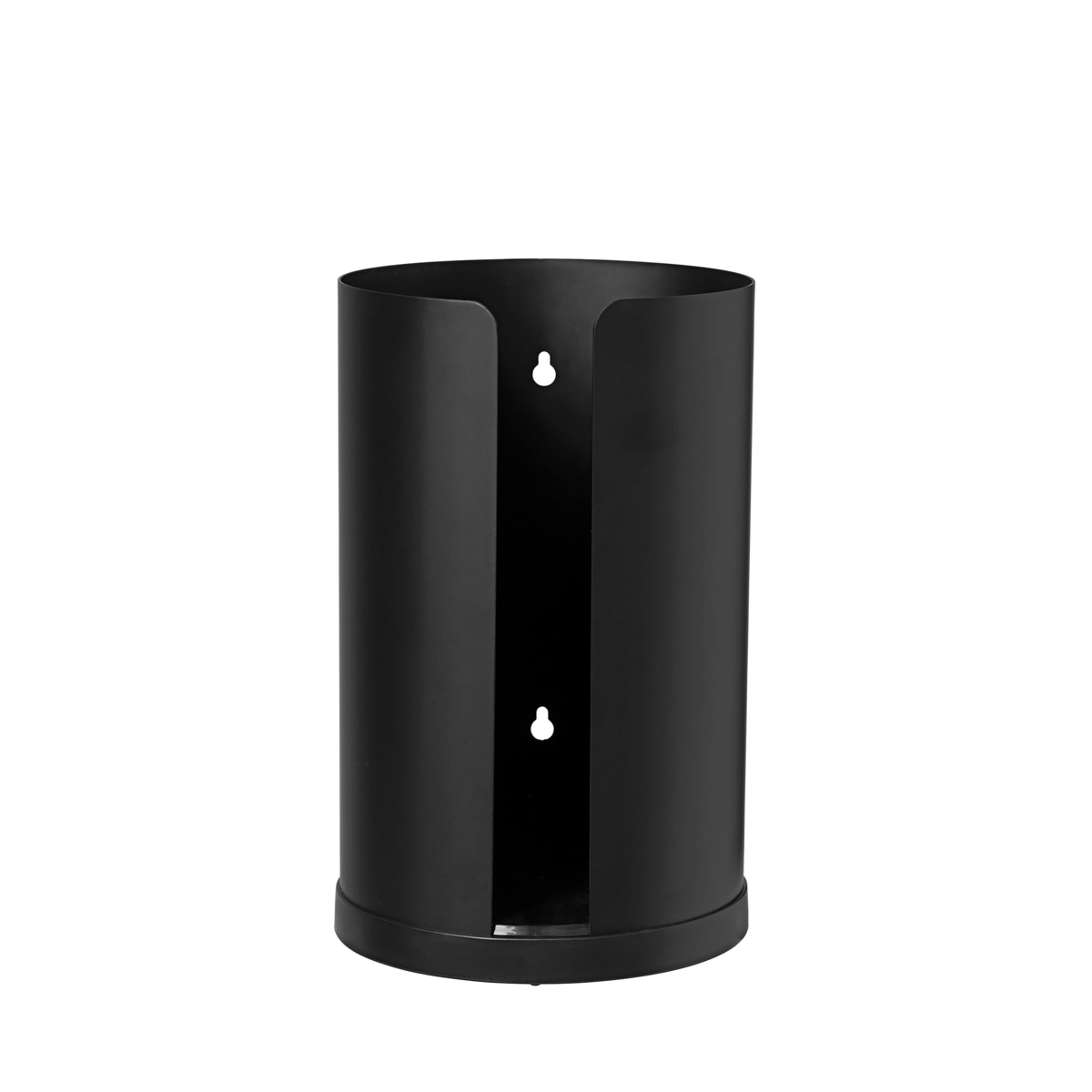 WC-Rollenhalter -NEXIO- Black Size S, Ø 13,5 cm. Material: Stahl pulverbeschichtet, Kunststoff. Von Blomus.