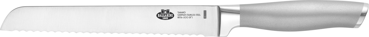 Brotmesser, 20 cm, no-color, Edelstahl, Serie: Tanaro. Marke: BALLARINI