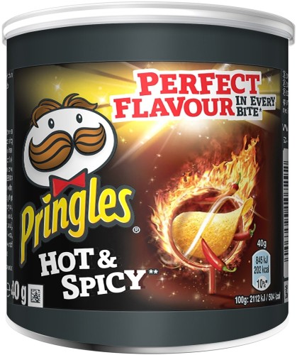 Pringles Chips Hot & Spicy 40G