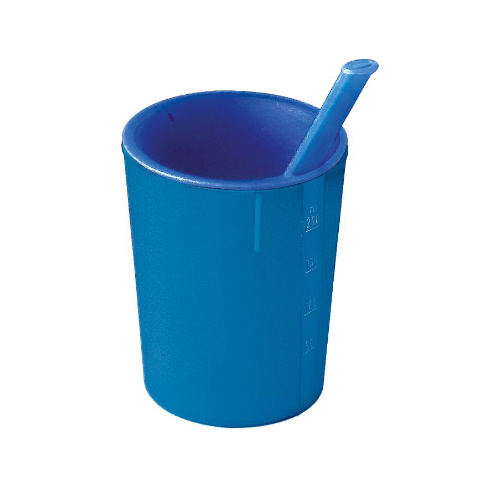 WACA Medizinische Trinkhilfe 200 ml, Farbe: blau