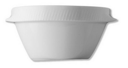 Suppenschale mit 2 Griffen - Inhalt 0,26 ltr -, Eschenbach FUNKTION - Qualitätsporzellan weiss, Durchmesser 10,4 cm - Höhe 5,8 cm