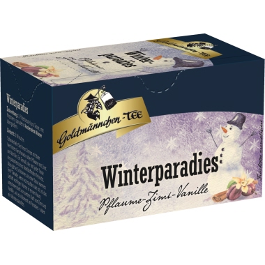 Goldmännchen Tee Winterparadies Pflaume - Zimt - Vanille 20 Btl./Pack., Pflaume - Zimt - Vanille, 20 Btl./Pack.