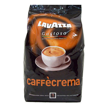 Lavazza Kaffee Crema Gustoso kräftig ganze Bohne 1.000 g/Pack.