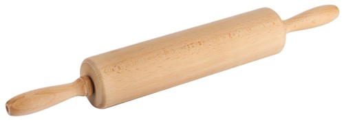 Teigrolle aus Buchenholz Länge: 44 cm, Welzenlänge: 25 cm Durchmesser: 6 cm