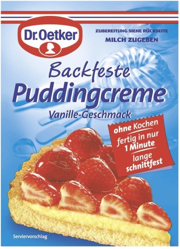 Dr. Oetker Backfeste Pudding- creme 40g