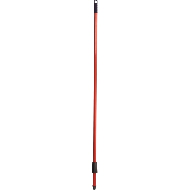 haug® Besenstiel in-up 2,1 x 130 cm (Ø x H) Stahl rot, Maße: 2,1 x 130 cm (Ø x H), Material: Stahl, Farbe: rot