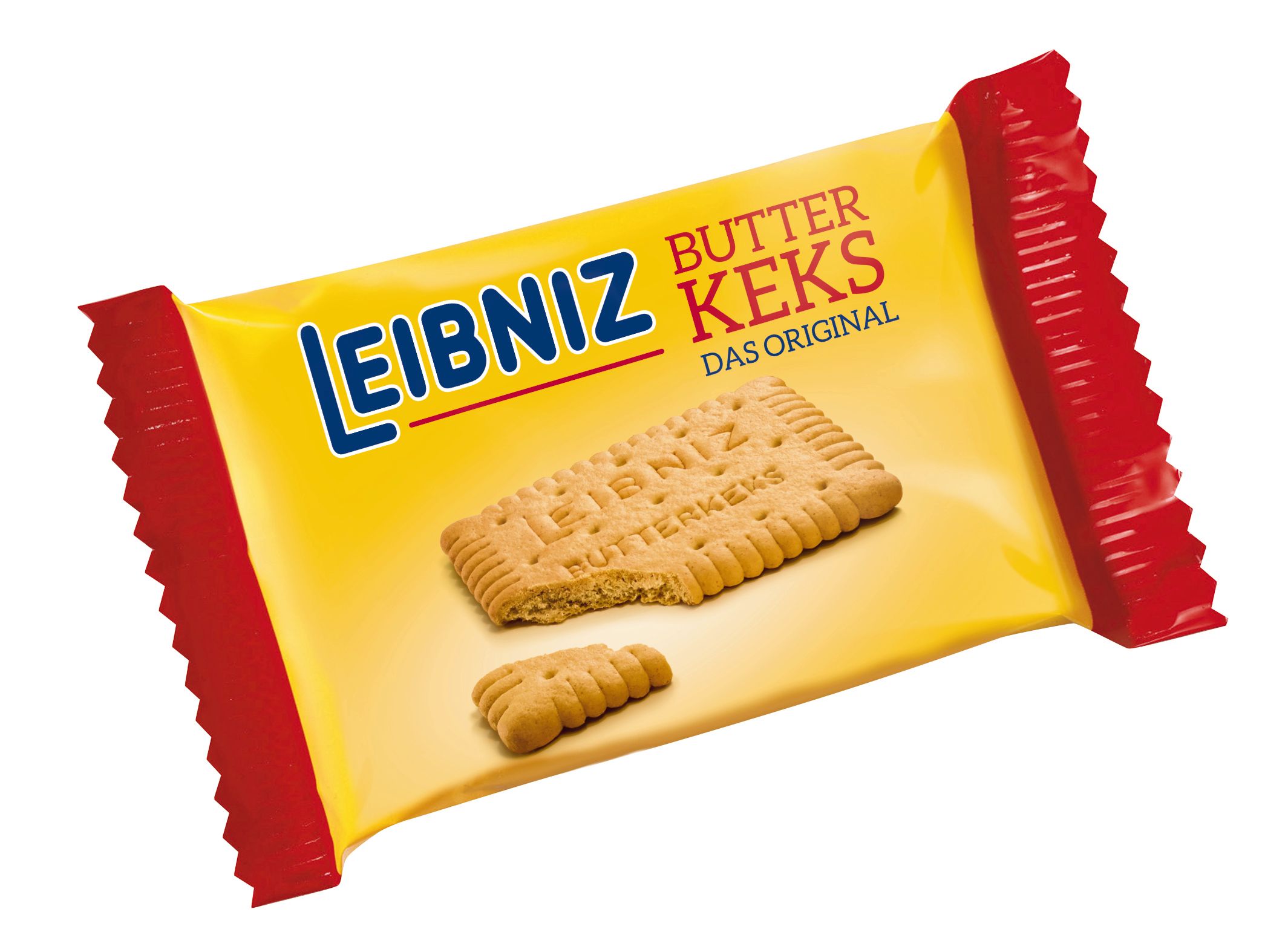 Leibniz Butterkeks, Inhalt: 96 Packungen à 3 Stück je Karton.