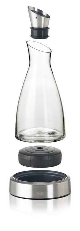 Emsa Kühlkaraffe FLOW, Inhalt: 1,0 Liter, Höhe: 250 mm, aus Glas, spülmaschinengeeignet.