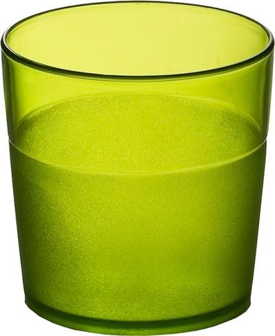 Roltex Becher LUCY aus Polycarbonat in grün, Kapazität: 0,17 l, Höhe: 7 cm.
