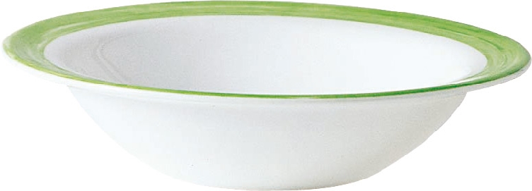Schälchen 12 cm aus Opalglas Form Brush - Green / Grün von Arcoroc Inhalt: 0,1 l, Höhe: 2,6 cm