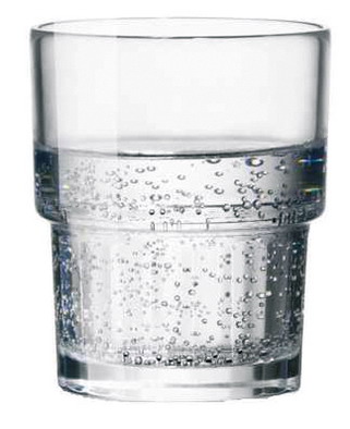 Becherglas LYON, Inhalt: 0,21 Liter, Höhe: 86 mm, Durchmesser: 71 mm, stapelbar.