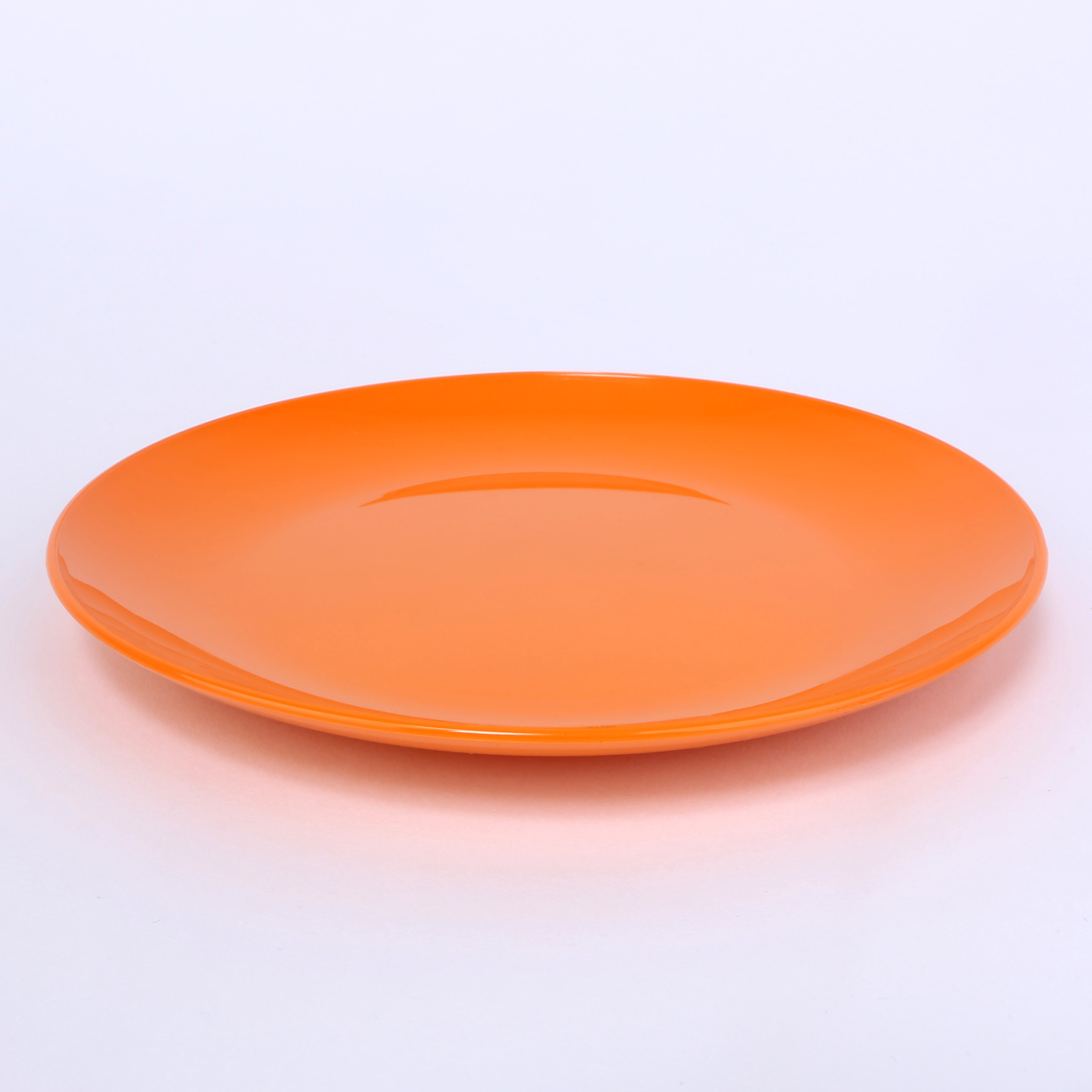 vaLon Zephyr Dessertteller 19 cm aus schadstofffreiem Kunststoff in der Farbe orange.