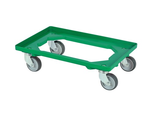 SARO Transportroller 600X400 grün Modell TRGR grün Made in Europe - Material: schlagfester, lebensmittelechter ABS Kunstoff - Ideal für das