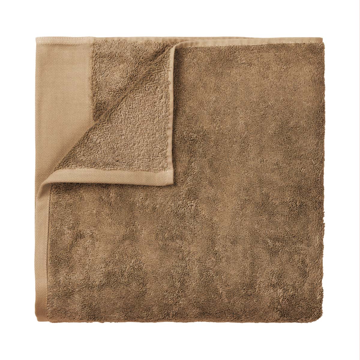Sauna Handtuch -RIVA- Tan 100 x 200 cm, features: text Bio Baumwolle, GOTS. Material: Baumwolle. Von Blomus.