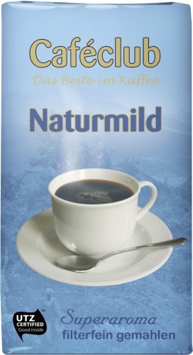 Cafeclub Kaffee gemahlen Naturmild 500G