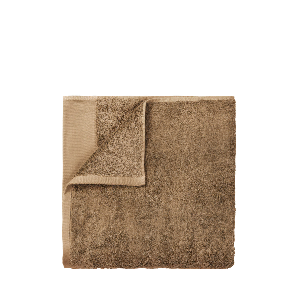 Handtuch -RIVA- Tan 50 x 100 cm, features: text Bio Baumwolle, GOTS. Material: Baumwolle. Von Blomus.