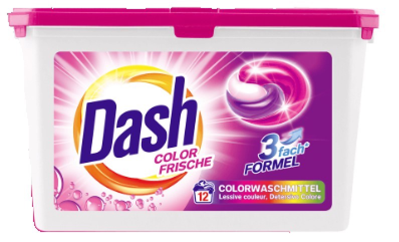 Dash Caps Color Frische 12 Waschladungen 318G