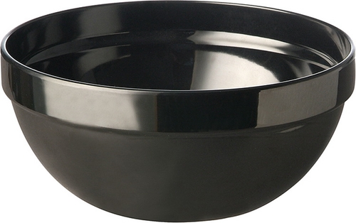 Melamin Schale Sarnia in schwarz, Kapazität: 0,15 Liter, Maß: Ø 10 cm, H: 4,5 cm.