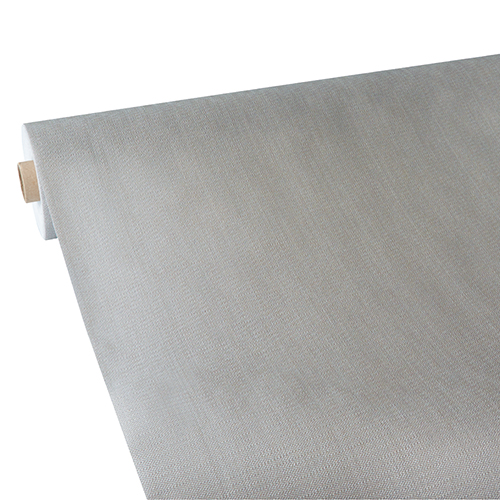 Tischdecke, stoffähnlich, Vlies "soft selection plus" 25 m x 1,18 m silber von PAPSTAR