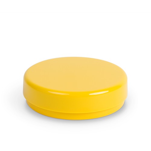 PP-Ersatzdeckel für Kanne 0,6l, gelb, Höhe: 2,4 cm Ø: 8 cm