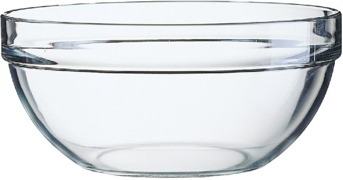 Glasschale EMPILABLE, Inhalt: 560 cl, Durchmesser: 290 mm, Höhe: 133 mm, stapelbar.