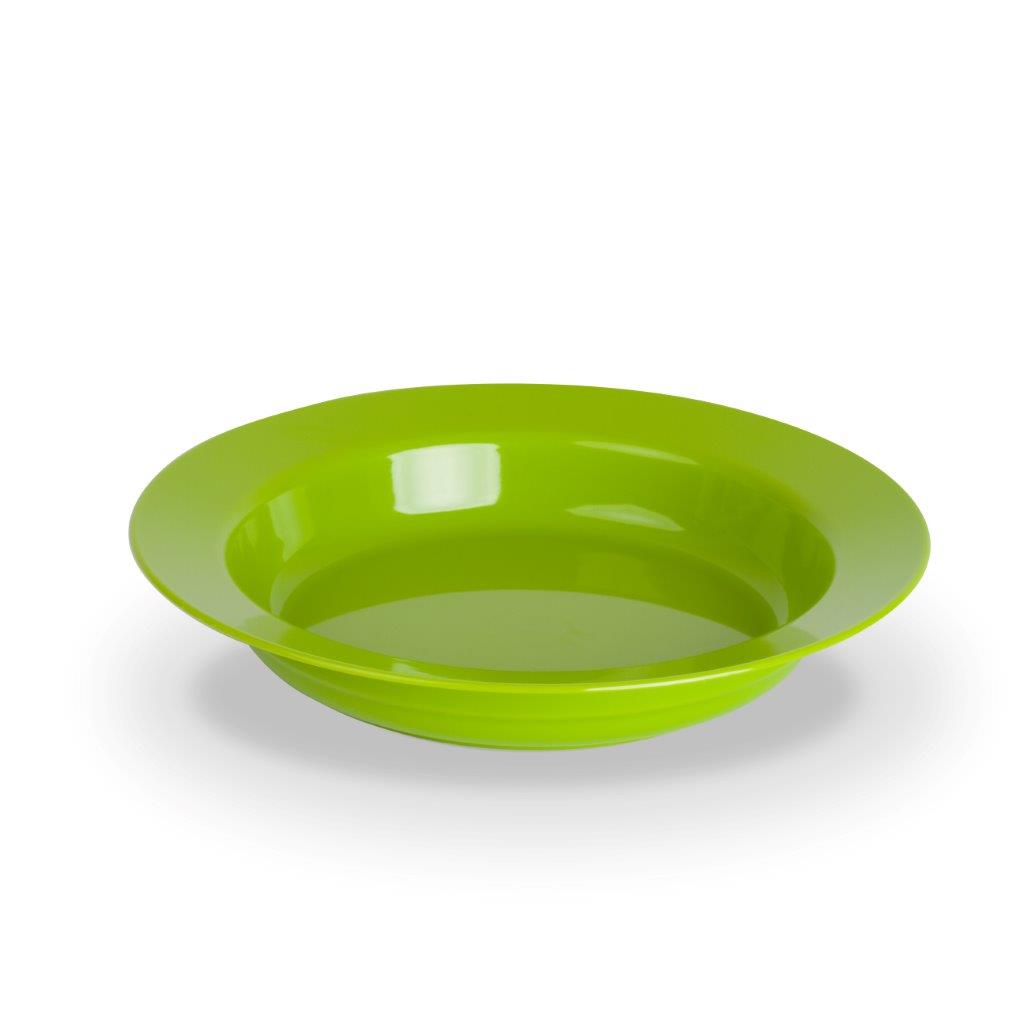 Kinderzeug Teller tief BRISE, Durchmesser: 19 cm, Farbe: hellgrün, Material: Kunststoff