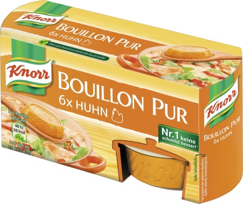 Knorr Bouillon Pur Huhn 6er 168G