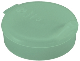 WACA Schnabelbecher-Oberteil 12 mm Öffnung aus PP, Farbe: grün-transluzent