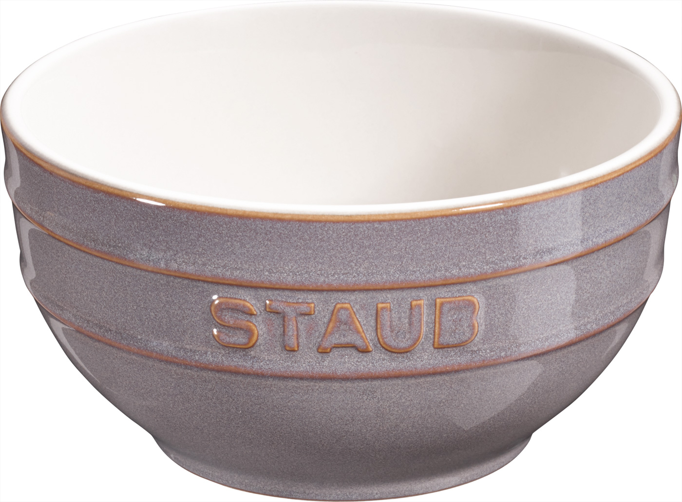 Schüssel, 14 cm, Antik-Grau, Keramik, Serie: Ceramique. Marke: Staub
