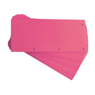 ELBA Trennstreifen Duo 24 x 10,5 cm (B x H) 160g/m² Karton, recycelt pink 60 St./Pack.