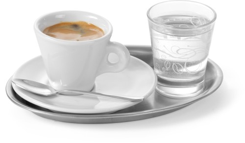 HENDI Kaffeetablett - oval - 200x140 mm