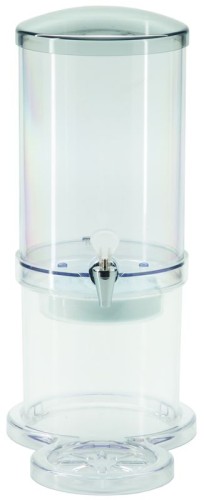 FRILICH LIFE Saftkanne 5 Liter, ohne Kunststoffblende spülmaschinengeeigneter Kunststoffbehälter (klar),