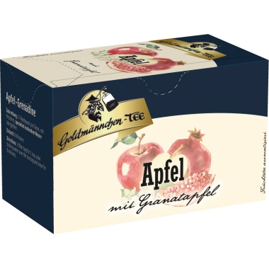 Goldmännchen Tee Apfel mit Granatapfel 20 Btl./Pack., 20 Btl./Pack.