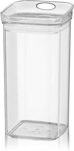 KELA Vorratsdose Jule MS-Kunststoff transparent 10,5x10,5x21,0cm 1,2l