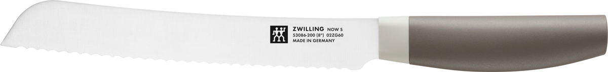 Brotmesser, 20 cm, Grau, Kunststoff, Serie: Now S. Marke: ZWILLING