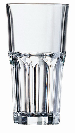 Saftglas GRANITY, Inhalt: 0,3 Liter, Höhe: 140 mm, Durchmesser: 74 mm, stapelbar, für Heißgetränke geeignet.