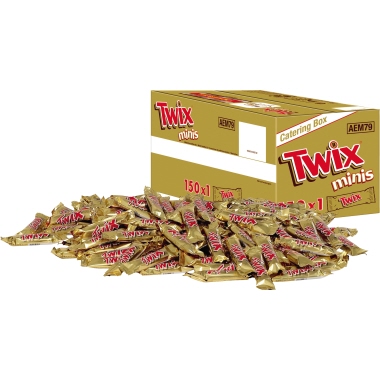 TWIX® Schokoriegel Minis 150 x 20 g/Pack., 150 x 20 g/Pack.