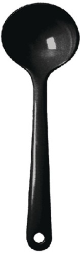 WACA Schöpfkelle groß, 130 ml aus PBT, 300 mm lang, Farbe: schwarz