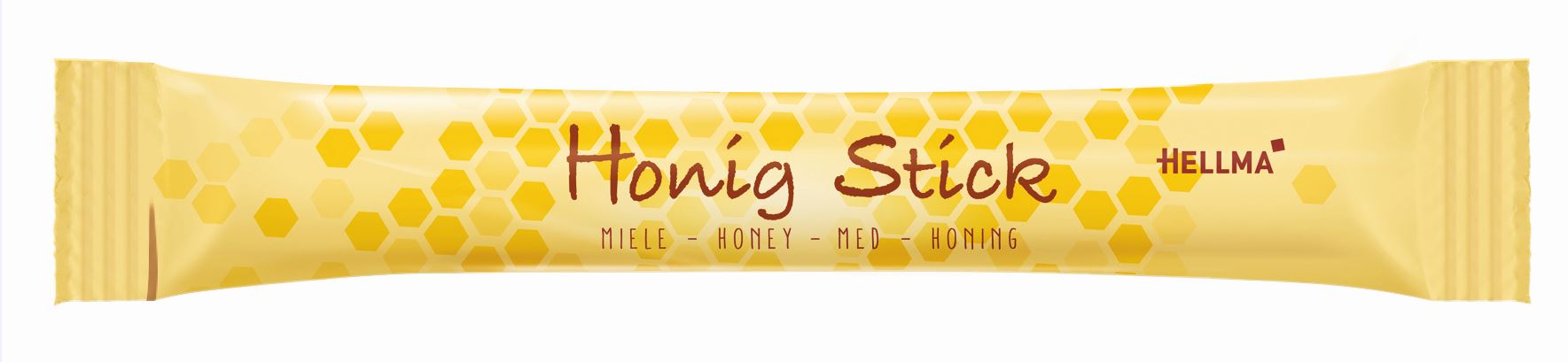 Hellma Honig-Sticks à 8 g Inhalt: 100 Stk. im Displaykarton