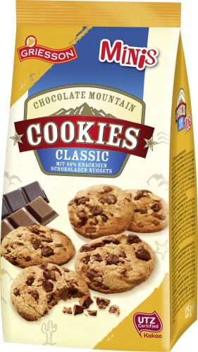 Griesson Minis Chocolate Mountain Cookies Kekse 125G