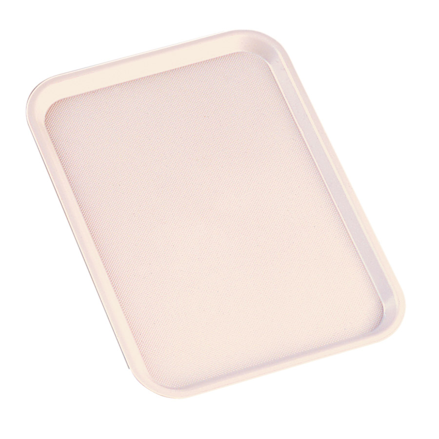 ARAVEN Fast Food-Tablett 416x305mm aus Polypropylen zum Servieren von Speisen, beige