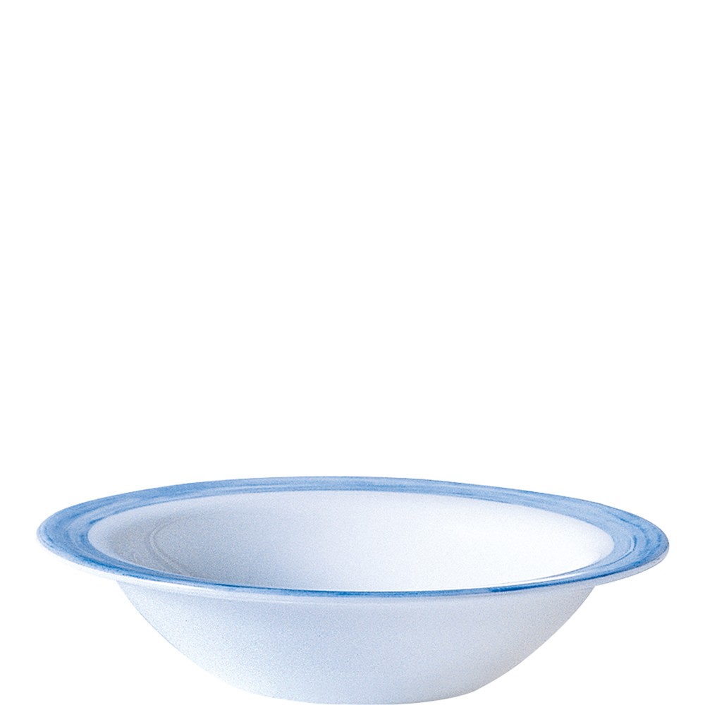 Schälchen 12 cm aus Opalglas Form Brush - Blue  / Blau von Arcoroc Inhalt: 0,1 l, Höhe 2,6 cm