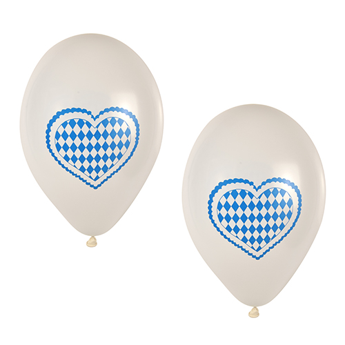 20 Luftballons Ø 25 cm "Bayrisch Blau" von PAPSTAR