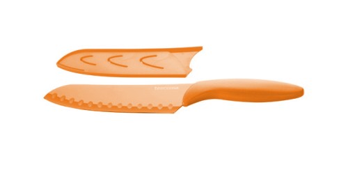 Antihaftbeschichtetes Santokumesser PRESTO TONE 16 cm, orange