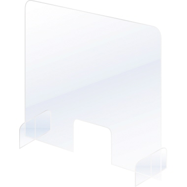 Franken Hygiene- und Niesschutz Kassenbereich, Thekenbereich 67 x 84,5 x 24 cm (B x H x T) Acrylglas transparent
