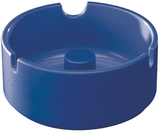 WACA Aschenbecher 100 mm Aschenbecher aus Melamin, stapelbar und glutfest, Farbe: kobaltblau